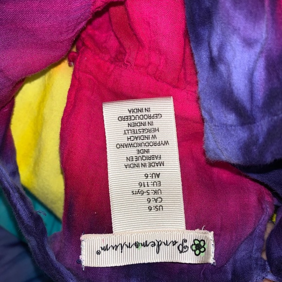 😍Tie dye dress - size 6 - Picture 3 of 6